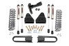 Give your 11-16 Ford Super Duty an impressive upgrade, front to back with Rough CountryΓÇÖs 3" Ford Series II Suspension Lift Kit! This easy-to-install lift kit raises the front of your vehicle to be equal height with the rear for a leveled, better-than-stock look that gives an improved ride height and more aggressive appearance.\
This kit features a set of front, lifted coil springs allowing you gain additional ride height without sacrificing ride quality or performance. A set of radius arm drop brackets as well as a track bar drop bracket are provided to keep everything at optimum angles for a factory-like ride, even after lifting.\
A set of Rough Country's premium N3 shocks are also included. These fine tuned 10-stage variable high-pressure Nitrogen charged shocks offer a fantastic blend of off-road action and smooth highway ride quality. With a durable 18mm spring-loaded piston rod and faster-cooling 54mm shock body.\
Get the wheels you want! Rough Country's 3" Series II Suspension Lift Kit comes with everything you need to fit up to a 35" tire with proper wheel backspacing.\
Best of all, Rough Country's 3" Series II Suspension Lift Kit is backed by our Lifetime Replacement Warranty.
