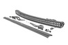Taking to the path less traveled can be an obstacle when the sun goes down. We've created a must have solution to remedy the less illuminated paths.\
Take to the trails with Rough Country's forward facing 50" LED kit. This modern solution is the perfect accessory to provide a staggering illumination to the the FJ Cruiser line. From dusk until morning your FJ will be the pack leader with low profile solution.┬á\
Rough CountryΓÇÖs LED Light Bars include a durable die-cast aluminum, IP67 waterproof housing for unsurpassed protection against the elements. Each LED also features a premium flat-wound, braided, IP68 waterproof wiring harness with a toggle switch and in-line fuse. Tired of wind noise? Each LED Light Bar includes a set of noise silencers to eliminate harmonic vibration caused by wind hitting the light during higher speeds.\
Best of all, installation is a breeze. Simply remove the stock accessory cover and install our low profile windshield bracket and be prepared to command the dark! For peace of mind, each LED also includes Rough CountryΓÇÖs 3-year Warranty.