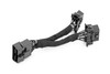 Rough CountryΓÇÖs 2 to 1 OBDII Connector gives you the freedom to use multiple accessories without having to access door panels to locate factory wires. Plug into your OBDII so you can run your automated running boards, programmer or whatever else you may need by simplifying the electrical installation.