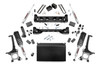 Take your Toyota Tundra to the next level with Rough Country's 4.5in Suspension Lift for 07 & up models. With heavy-duty components and a high-clearance design, this kit offers aggressive looks, unparalleled off-road performance, and enough ride height to run up to 35in tires.Instantly gain a meaner lifted and level stance with high-quality equipment that's made to handle the hazards of high-performance while withstanding the test of time. A set of durable lifted knuckles, high-clearance front and rear crossmembers, N3 loaded struts, and long-lasting, fabricated rear blocks give you plenty of lift and uncompromised toughness.This all-inclusive kit features everything you need to take your Tundra off the tread and through the trenches; featuring steering stops, brake line brackets, differential drop brackets, sway-bar drop brackets, and anything else one would need to keep everything working at optimum angles after lifting. Best of all, you can get up and running with Rough Country's 4.5in Toyota Tundra Lift at a price that won't break the bank!