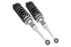 Do you want a great looking lifted truck that still rides like the day you bought it? Take your truck to new heights while preserving ride quality with Rough Country's N3 Performance Lifted Struts. Our Nitrogen charged, loaded struts add ride height to your truck while maintaining a smooth, factory-like ride. Each strut includes a pre-loaded coil for lightning-fast installation without the need for complicated strut disassembly.Rough CountryΓÇÖs Performance N3 Struts feature a massive bore and chrome-hardened piston rod with leak-proof piston seal for exceptional durability during off-road use. Each strut is specifically tuned for its intended application and includes a variable dampening system for outstanding handling and control on all road conditions. These Performance N3 Struts offer improved tire contact with the road for increased stability and performance.These struts are engineered to fit perfectly on each intended application, and feature a pre-installed coil spring for easy installation without the need for strut disassembly. Simply remove your factory strut and replace with this easy, convenient system. The result is an increased ride height that mimics the factory responsiveness and handling of the OE strut. Includes a 3-year Limited Warranty.
