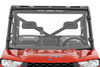 Added Protection and comfortability. Protect the occupants of your Polaris Ranger from off-road hazards such as rocks, branches, and other debris with Rough Country's Scratch-Resistant Windshields. UTV Windshields offer a clear visual of the trail ahead and allow for a much more comfortable outing!\
High-Quality Polycarbonate Construction. Rough Country UTV windshields are constructed from thick polycarbonate material that is precision cut for a perfect fit. ┬áThe polycarbonate material provides an ideal combination of clarity, flexibility, and durability that outperforms glass, acrylic, and other windshield materials.┬á\
Durable Scratch and UV Resistance. Each windshield is not only constructed from thick polycarbonate material but enhanced by a secondary AR2 hard-coating process.┬á This process completely coats the windshield with a hardened, scratch-resistant barrier.┬á This treatment also provides the additional benefit of UV protection.\
Easy Installation.┬áWith a simple strap-on installation process, installing a Rough Country windshield couldn't be easier.┬á Within 15 ΓÇô 30 mins you can be ready to hit the trails. ┬á\
Limited-Lifetime Replacement Warranty. Rough Country's Scratch-Resistant Windshields are backed with a limited lifetime replacement warranty towards manufacturer defects. As such, the product is protected from structural and workmanship damage after the date of purchase. With our industry-leading warranty give yourself peace of mind when using Rough Country's Suspension products!
