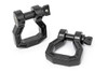Rough CountryΓÇÖs Forged D-Rings offer superior strength and reliability in a great-looking package. Upgrade your vehicle with these high-quality, ultra-durable forged D-rings so youΓÇÖre sure to never get into a situation you canΓÇÖt get out of!Rough CountryΓÇÖs Forged D-Rings are made a thick, solid-steel construction to aid in any recovery efforts you encounter. The aggressive, bold design and stamped ΓÇ£RCΓÇ¥ logo give your vehicle an eye-catching, aggressive appearance that smaller d-rings just canΓÇÖt offer.Each forged D-ring is designed to work with standard-sized ┬╛ hooks and feature a heavy duty threaded bolt to ensure your recovery point holds strong no matter whatΓÇÖs before you.\\