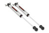 Unmatched Ride Quality On and Off the Road: Whether you're crawling over rocky terrain or cruising down city streets, Rough Country's V2 Monotube Shock Absorber delivers the control, comfort, and performance you demand. Engineered for enthusiasts who expect more from their suspension, the V2 offers a smooth, consistent ride in all conditions.Precision Monotube Design: Each shock features a premium monotube body with an Internal Floating Piston (IFP) that keeps high-pressure nitrogen and shock oil completely separate. The result? Rapid response with zero cavitation, just crisp, fade-free damping at every bump, dip, and obstacle.High-Performance Construction: Equipped with a massive 46mm high-flow piston, the V2 ensures superior fluid control and long-term durability. The nitrogen-charged design minimizes aeration for improved handling and stability during aggressive use.Striking Style Meets Superior Strength: Crafted from lightweight T6061 brushed aluminum and finished with black anodized accents, the V2 not only resists corrosion and dissipates heat faster, it also turns heads with its rugged, modern look.Engineered for Longevity: With 36kN tensile strength and an inverted mounting design to protect vital components, the V2 is built to withstand harsh environments and hard-hitting trails without compromise.\
Peace of Mind Included: Each V2 Monotube Shock Absorber is backed by a 3-year manufacturer's warranty, ensuring long-term confidence in every ride.