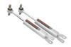 Experience superior ride quality on and off the road with Rough Country's premium N3 shocks!Enhanced Performance: Engineered with 10-stage variable valving, these shocks provide precise damping control for a smooth highway ride and confident off-road handling.Reliable Durability: The high-pressure nitrogen charge ensures consistent performance, while the durable 18mm chromed hardened piston rod resists corrosion and enhances longevity.Superior Cooling Efficiency: A robust 54mm shock body dissipates heat faster, preventing shock fade during intense use.Built to Last: With an impressive 36kN tensile strength, these shocks are designed to endure heavy impacts and challenging terrain.All-Weather Reliability: Military-spec fluid rated to -40 degrees celsius ensures dependable performance in extreme conditions.Smooth and Quiet Ride: Natural rubber bushings absorb vibrations and minimize road noise for improved comfort.Sleek and Durable Finish: Finished in an eye-catching metallic silver paint for added corrosion resistance and a stylish touch.Backed by Rough Country's 3-year Manufacturer's Warranty for peace of mind.