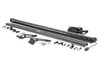 COMMAND THE DARK with Rough CountryΓÇÖs 50-inch LED Upper Windshield Kit for Can-Am Defender models. This handy solution includes everything you need to upgrade your Can-Am UTV with a 50-inch LED light bar in the perfect, forward-facing position for off-road illumination.┬á\
With over 23,000 lumens and 288 watts of high-intensity CREE LED output, you can stay out on the trails long after the sun sets! These all-weather lights feature a durable, IP67 Waterproof, die-cast aluminum housing and include a premium wiring harness with toggle switch and in-line fuse.┬á\
Best of all, this easy-to-install kit features a 100% bolt-on installation procedure allowing you to upgrade your Defender quickly and easily! DonΓÇÖt miss this opportunity to upgrade your UTV with one of the best Can-Am Defender Accessories available!