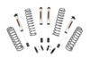Elevate your Jeep's off-road game and style with Rough Country's 2.5" Suspension Lift Kit. Perfect for larger wheels and tires, this kit enhances your vehicle's ground clearance and gives it a rugged, attention-grabbing look on and off the trail.Lifted Front & Rear Coil Springs: Achieve a taller stance while maintaining factory-like ride quality. These coil springs are tuned to the OEM spring rate for smooth handling whether you're tackling rocky terrain or cruising highways.Custom Shock Options: Select from nitrogen-charged N3 shocks, V2, M1 Monotube, or premium M1R shocks for a ride tailored to your off-road needs and preferences.Easy Installation: Designed for straightforward installation, this kit includes everything you need for a seamless upgrade.Built to Last: With Rough Country's Limited Lifetime Replacement Guarantee, this suspension lift kit is built to endure the toughest trails and environments.Upgrade your Jeep today and experience superior off-road capability and unmatched style with Rough Country's 2.5" Suspension Lift Kit!