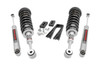 Elevate Your F-150 with Confidence: Rough Country's 2.5-Inch Lift Kit delivers the perfect blend of bold looks, premium strength, and off-road capability. Gain 2.5 inches of lift for enhanced clearance while preserving the comfort and stance of your factory ride.Effortless Bolt-On Installation: Get back on the road faster with a 100% bolt-on design that requires no cutting or welding. This kit installs easily with common tools, making it a hassle-free upgrade for weekend wrenchers and pros alike.Smooth OEM Ride Quality: Engineered for comfort, this kit maintains the smooth and responsive factory ride you love. Enjoy improved clearance without sacrificing the feel of your daily drive.Boosted Ground Clearance: Conquer trails, rocks, and rough terrain with added ground clearance. This kit is your gateway to fitting up to 33-inch tires for a tougher, trail-ready look and performance.Balanced Factory Stance: This kit includes a rear lift block to maintain your F-150's factory rake, giving you a level, balanced appearance without compromising the original design.Includes Rough Country's N3 Loaded Struts and Rear Shocks: This kit comes complete with Rough Country's N3 loaded struts up front and N3 rear shocks in the back for enhanced ride quality and improved suspension performance. These premium components are engineered to deliver superior damping, increased stability, and all-terrain comfort, making your F-150 ready for any adventure right out of the box.