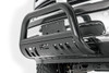 It's the ultimate combination of form and function with Rough Country's durable, new Bull Bars. Protect the front end of your truck with our beefy yet stylish Bull Bar kit. Featuring a 3-inch diameter tube design and corrosion-resistant finish, this Bull Bar package offers superior protection from hazards of the road and trail.Choose black or stainless and compliment the look of your vehicle with this eye-catching add-on. Features pre-drilled holes to easily add additional lighting. Rough Country's Bull Bars are easy to install, with a 100% bolt-on installation process that's easy enough to be done in a home garage with common tools. Each set of Rough Country Bull Bars is backed by Rough Country's 5-Year Warranty.