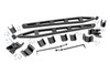 Get a grip with Rough Country's Traction Bar Kit for 03-13 RAM 2500 models. These heavy-duty Traction Bars help prevent wheel hop and axle wrap by aligning and stabilizing the rear axle geometry, allowing for full travel and articulation without binding. Once installed, these bars prevent the type of movement and pinion angles that cause a loss of traction. Perfect for re-claiming traction while towing or during quick acceleration.Not just any bar can get the job done, and Rough Country's "Ladder Bar" design combines relentless strength with aggressive good looks. Rough Country's RAM 2500 Traction Bar features durable rubber bushings and a threaded adjustable end for an easier install and true adjustability. Includes mounting plates with laser-etched ΓÇ£RCΓÇ¥ logo. Works on any 03-13 RAM 2500 from stock to 5 inches of lift. Best of all these Traction bars feature Rough Country's Lifetime Replacement Warranty!