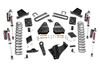 Give your 15-16 Ford Super Duty an impressive upgrade, front to back with Rough CountryΓÇÖs 4.5" Ford Suspension Lift Kit! This easy-to-install lift kit raises the front of your vehicle to be equal height with the rear for a leveled, better-than-stock look that gives an improved ride height and more aggressive appearance.\
This kit features a set of front, lifted coil springs allowing you gain additional ride height without sacrificing ride quality or performance. A set of sway bar drop brackets and track bar are provided to keep everything at optimum angles for a factory-like ride, even after lifting.\
A set of Rough Country's premium N3 shocks are also included. These fine tuned 10-stage variable high-pressure Nitrogen charged shocks offer a fantastic blend of off-road action and smooth highway ride quality. With a durable 18mm spring-loaded piston rod and faster-cooling 54mm shock body.\
Get the wheels you want! Rough Country's 4.5" 15-16 Ford Suspension Lift Kit comes with everything you need to fit up to a 35" tire with proper wheel backspacing.\
Best of all, Rough Country's 4.5ΓÇ¥ Ford Suspension Lift Kit is backed by our Lifetime Replacement Warranty!
