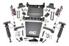Massive Lift. Factory Fitment. Unbeatable Style: Give your hardworking Chevy Silverado or GMC Sierra 1500 the aggressive stance and towering ride height it deserves with Rough Country's bold 7-Inch Suspension Lift Kit. Engineered to maintain factory track width, this kit keeps your handling tight and predictable unlike many wider kits that compromise drivability. Best of all, it's compatible with OEM 20-inch wheels, allowing you to run up to 35-inch tires without the need for aftermarket wheel spacers or custom solutions.Built Tough. Designed Smarter: This complete system includes loaded strut assemblies, laser-cut front and rear crossmembers, and front and rear skid plates all crafted by Rough Country's in-house R&D team for a perfect fit and premium durability. It's a fully bolt-on upgrade that doesn't just look good it performs flawlessly off-road thanks to the enhanced ground clearance, giving you more room to navigate rocks, ruts, and rough terrain with confidence.Durable Rear Blocks. Ride-Quality Focused: Out back, the kit features high-strength fabricated 6-inch lift blocks stronger and more reliable than cast alternatives with an anti-axle wrap design that maintains stock ride quality while eliminating the dreaded axle wrap often caused by typical big lifts. Whether towing, crawling, or cruising, your ride remains smooth and stable.Customize Your Shocks. Match Your Ride: This kit comes standard with our Nitrogen-charged N3 Shocks, delivering excellent on- and off-road performance thanks to 10-stage velocity-sensitive valving. Want even more control? The system is fully compatible with all Rough Country shock and strut upgrades, including the high-performance Vertex reservoir series so you can dial in the exact feel and responsiveness you want.Everything You Need, All in One Box: From differential and sway-bar drop brackets to the strongest crossmembers in the game, Rough Country includes everything required for a seamless install and lasting performance.