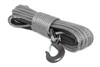 Replace your worn out line with Rough Country's super-durable Synthetic Winch Rope! This 3/8in replacement rope is 85 feet long and rated for up to 16,000lbs of recovery power!  Synthetic ropes yield a far greater strength to weight ratio than steel ropes, making them more durable and reliable in recovery scenarios. When steel ropes fray they can produce sharp, painful barbs, a symptom that is not possible with synthetic rope lines. Plus, synthetic ropes do not store energy under stress like steel ropes do, making the safer to operate in the event of breakage.