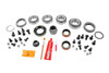 Install your Rough Country Gears easily and accurately with Rough Country's Master Overhaul Installation Kit. This all-inclusive install kit features everything you need to easily install your new ring & pinion gears with confidence.Rough Country's Master Install kit saves you the time and hassle of tracking down the components you need to install a new ring and pinion into your differential. This install kit makes it easy to install the correct shim amount, and mark up the gears for a perfect mesh.This kit includes a set of carrier bearings and races, pinion bearings and races, pinion seal, ring gear bolts, deluxe shim kit, pinion nut, crush sleeve (select models) oil baffle and slingers (select models), thread locking compound, marking compound, brush and gasket sealing compound.