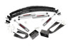 Transform Your Truck's Stance and Capability: Upgrade your GM truck from front to back with Rough Country's 2" Suspension Lift Kit. This premium lift delivers a leveled, aggressive look while enhancing ride height and off-road readiness all with an easy bolt-on installation.Engineered for Superior Ride Quality: This kit includes application-specific front lifted leaf springs, delivering increased ground clearance without sacrificing ride comfort or control. Rear lift blocks and brake line brackets maintain proper geometry, ensuring a smooth, factory-like ride after installation.Enhanced Performance with N3 Series Shocks: Rough Country's N3 series shocks come standard valved for your exact application and designed to provide a perfect balance of on-road smoothness and off-road capability. Featuring a 10-stage variable valving system, high-pressure nitrogen charge, and durable 54mm shock body with 18mm piston rod, these shocks are built for performance and longevity.Room for Bigger Tires: Make room for aggressive wheel and tire combos. This 2" lift offers enough clearance to run up to a 33" tall tire with proper backspacing, giving your truck the rugged stance it deserves.Improved Steering and Handling: To maintain proper drivability, a raised steering arm is included correcting steering geometry for tight, responsive handling after the lift.Limited Lifetime Warranty: Rough Country backs this kit with a Limited Lifetime Warranty, giving you long-term confidence on and off the road.