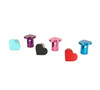NRG Drift Button Heart Shape Honda - Purple - DB-H003PP Photo - Close Up