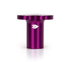 NRG Drift Button Heart Shape Lexus - Purple - DB-H004PP Photo - Close Up