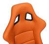 NRG FRP Bucket Seat w/Brown Vinyl Material - Large - FRP-302BR-V Photo - Close Up
