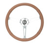 NRG Reinforced Steering Wheel (380mm/1in. Deep) Perforated Brown Leather - RST-380-CIRCUIT-BR User 1