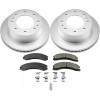 Power Stop 15-19 GMC Sierra 2500 HD Rear Z17 Coated Brake Kit - CRK6993 Photo - Primary