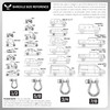 Moose Knuckle Offroad B'oh Recovery Spin Pin Shackle 3/4 FN000023-007