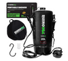 5 Gallon Portable Pressurized Camp Shower - Black - CA-SHPOR-BLK User 1