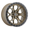 Weld Ledge 6 18x9 / 6x135 / ET 00 / BS 5.00 - Satin Bronze w/ Satin Black Ring - W10689089501 Photo - Primary