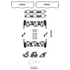 Fel-Pro Chevrolet Impala MIK 98015 T Engine Intake Manifold Gasket Set - MIK98015T Photo - Primary
