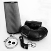 No Limit Fabrication - 6.4 PowerStroke Cold Air Intake, Raw, Oiled Filter, Mod Turbo 5.5” Inlet - 64CAIRO5.5