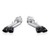 Stainless Works 22-25 Cadillac CT5-V Blackwing Axleback Exhaust - Black Chrome Tips - CT5V22AB-BC Photo - out of package
