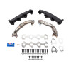 Wehrli 01-04 Duramax LB7 Billet Exhaust Manifold & SS Up Pipes w/ Gaskets and ARP Hardware - WCF100174 Photo - Primary