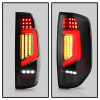 Spyder 05-21 Nissan Frontier Clear Light Bar LED Tail Lights - Black (ALT-YD-NF05AP-GR-LED-BK) - 5089137 Photo - Unmounted