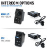 Rugged Radios Kawasaki Teryx4/Teryx5 H2 Comp Comm Kit w/ BT Intercom & 2-Way - 696/G1 GMRS - H2-696-RS-G1-HK Photo - Primary