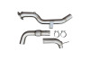 CVF - 3" Stainless Steel Race Downpipe for 2024–2025 Mustang EcoBoost - ECOMUS24UNC