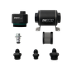 DeatschWerks DWFFR-X 70mm Billet Fuel Filter Regulator - 10 Micron with 6AN Fittings - 8-FFR-070-010K-6 Photo - Primary