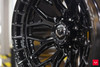 Vossen Hybrid Forged 8 Lug Cap - Gloss Black / Chrome V - CAP-VHF8L-GB Photo - Primary