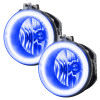 Oracle 06-10 Jeep Commander LED Fog Light Halo Kit - Blue - 1137-002 User 1