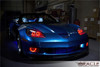 Oracle 05-13 Chevrolet Corvette C6 LED Fog Light Halo Kit - Blue - 1176-002 Photo - lifestyle view