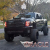 Oracle 07-13 Chevrolet Silverado LED Round Style Headlight Halo Kit - Blue - 2639-002 Photo - lifestyle view