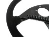 PRP Heated Flat Suede Steering Wheel - Black - G160-H Photo - Close Up