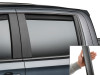 WeatherTech 19-26 Chevrolet Silverado 1500 Rear Rear Side Window Deflectors 2pc - Matte Blk - 81930IMB Photo - Mounted