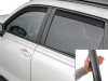 WeatherTech 23-26 Honda CR-V Front Rear Front & Rear Side Window Deflectors - Matte Blk - 821071IMB Photo - Mounted