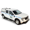 Westin 22-24 Ford Maverick PRO TRAXX 4 Oval Nerf Step Bars Polished - 21-26480 Photo - lifestyle view
