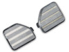 Raxiom 18-26 Jeep Wrangler JL Clear LED Rear Bumper Reflector Lights- White LED - J238247 Photo - Close Up