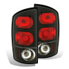 Raxiom 02-05 Dodge RAM 1500 Axial Series Tail Lights- Black Housing- Red/Clear Lens - R110146 Photo - Primary