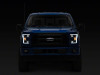 Raxiom 15-17 Ford F-150 Projector Headlights with LED Accent- Chrome Housing- Clear Lens - T542858 Photo - Close Up