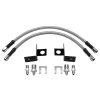 Wilwood flexline kit 14IN -3 hose M1.5 IF 1/8-27 NPT W/BRACKET - 220-17925 Photo - Primary