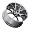 Forgestar CF5V 20x12 / 5x115 / ET9 / 71.6 HB - Gloss Anthracite - Non-BL Wheel - F32302090P09 Photo - Close Up