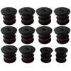 <p>Silicone Body Mount Kit For 03-05 Ford Excursion 6.0L 12pc. Made From A Premium Silicone Rubber. These bushings offer great vibration isolation and will not crack or breakdown like the OEM foam or rubber bushings. Also comes with corrosion resistant coated steel cups and bolts.</p>
<p>A Smooth Ride That Will Last A Lifetime. Stock body mounts deteriorate over time and cost a fortune. Urethane mounts are hard and squeak. S&amp;B's Silicone Body Mounts have a smooth stock ride and last the life of your truck.</p>
<p>OEM Fit and Finish The cap bushings have a distinct boss feature on it that matches the slot on the mounting tabs. They are designed to key into the frame tab and give it an OEM fit.<br /><strong>Details:</strong></p>
<ul>
<li>For 03-05 Ford Excursion 6.0L</li>
<li>Premium Silicone Rubber</li>
<li>Great vibration isolation</li>
<li>Will not crack or breakdown like the OEM foam or rubber bushings</li>
<li>Comes with corrosion resistant coated steel cups and bolts</li>
<li>Body Mounts have a smooth stock ride and last the life of your truck</li>
<li>Designed to key into the frame tab and give it an OEM fit</li>
<li>Lifetime guarantee on parts and labor.*</li>
</ul>
<p>*Must be installed per Ford Installation Instructions. $150 cap on labor.</p>