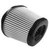 Air Filter For Intake Kits 75-5105,75-5054 Dry Extendable White S&B